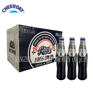 300ml OEM Brewery Abv3.6% Alcoholic Beverage Beer in Blue Glass Bottle
